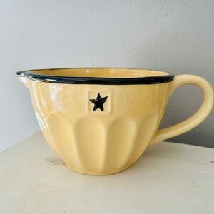 Park Designs Black Star Batter Bowl RARE FIND Brand New